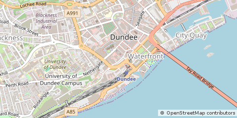 Map of Dundee