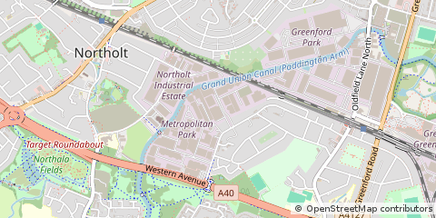 Map of Greenford