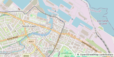 Map of Midlothian