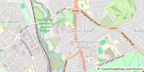 Map of Northampton