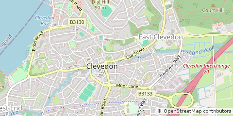 Map of Clevedon