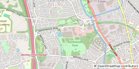 Map of Walsall, West Midlands