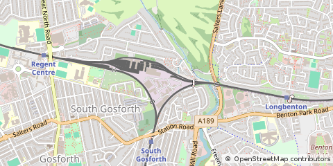 Map of Newcastle Upon Tyne