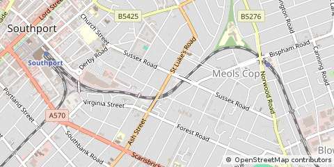 Map of Southport