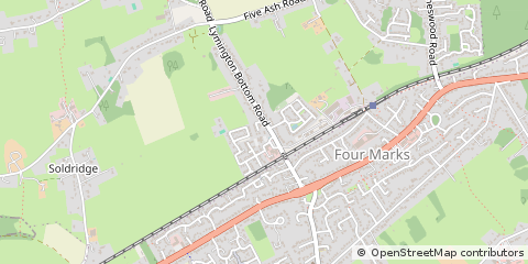 Map of Alton, Hampshire