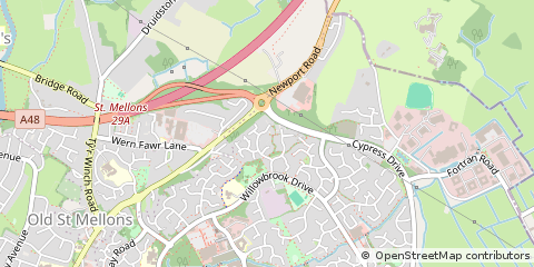 Map of Cardiff