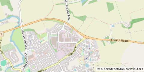 Map of Ipswich, Suffolk