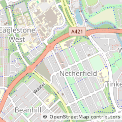 Map of Milton Keynes