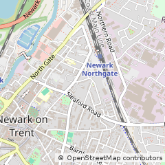 Map of Newark, Nottinghamshire