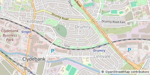 Map of Clydebank