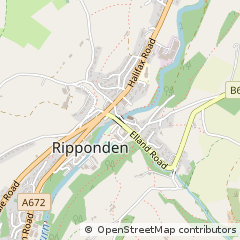 Map of Sowerby Bridge, West Yorkshire