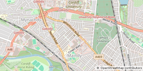 Map of Cardiff