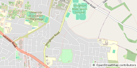 Map of Leicester, Leicestershire