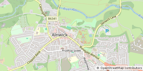 Map of Alnwick