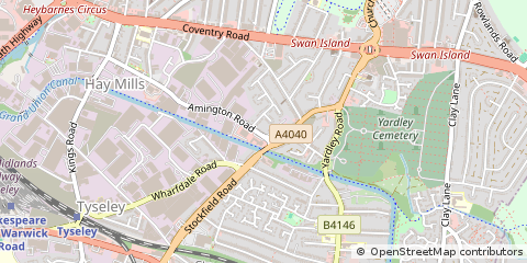 Map of Birmingham