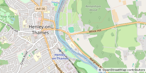 Map of Henley-on-Thames, Oxfordshire