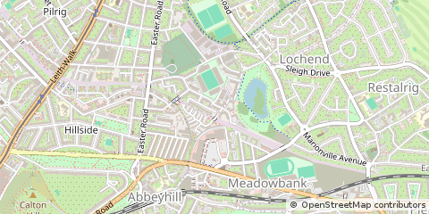 Map of Edinburgh, Midlothian