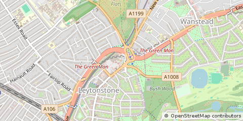 Map of Leytonstone, London