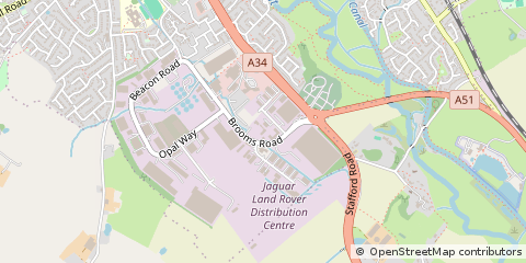 Map of Stone, Staffordshire