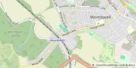 Map of Barnsley