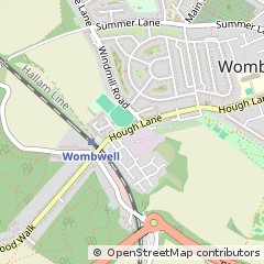 Map of Barnsley