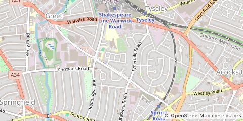 Map of Birmingham