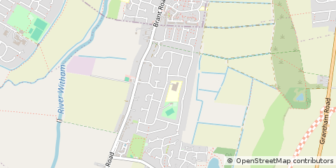 Map of Waddington, Lincolnshire