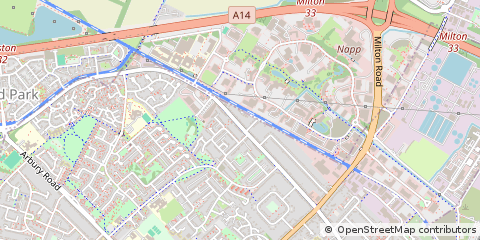 Map of Cambridge, Cambridgeshire