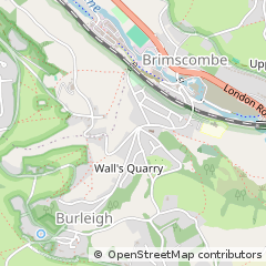 Map of Stroud, Gloucestershire