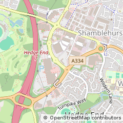 Map of Southampton, Hampshire