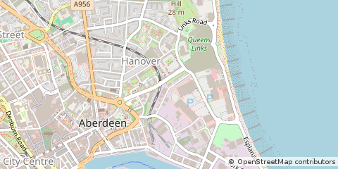 Map of Aberdeen, Aberdeenshire