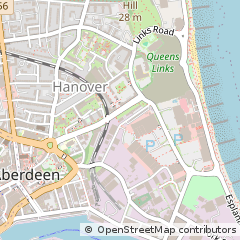 Map of Aberdeen, Aberdeenshire