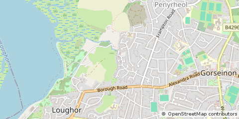 Map of Swansea