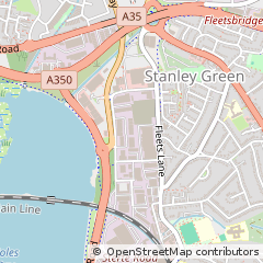 Map of Poole, Dorset