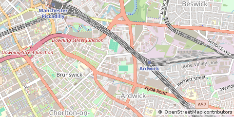 Map of Manchester