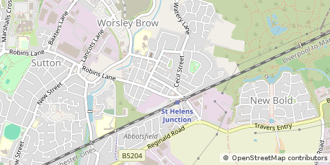 Map of ST. Helens