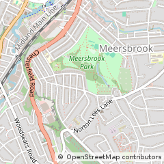 Map of Sheffield