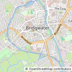 Map of Bridgwater, Somerset