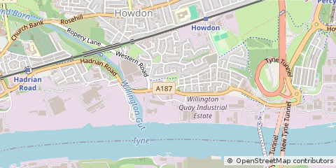 Map of Tyne & Wear
