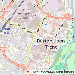 Map of Burton-on-Trent