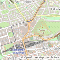 Map of Edinburgh