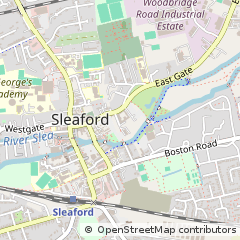 Map of Sleaford, Lincs