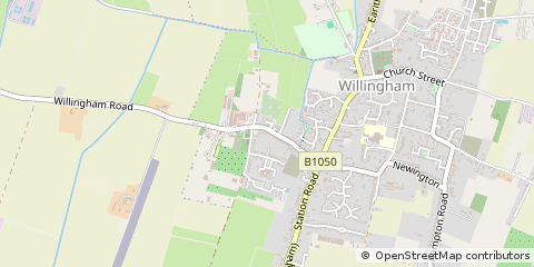 Map of Willingham, Cambs