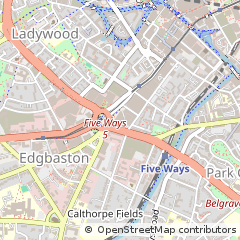 Map of Birmingham