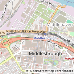 Map of Middlesbrough