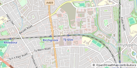 Map of Cardiff