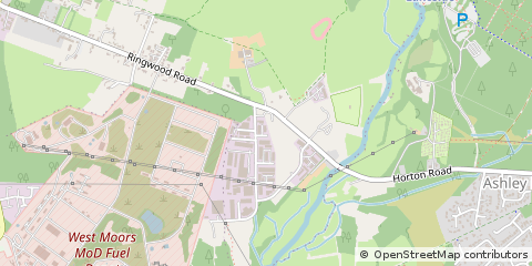 Map of Wimborne, Dorset