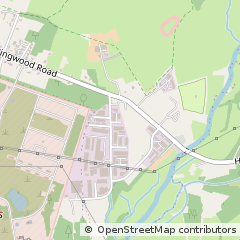 Map of Wimborne, Dorset