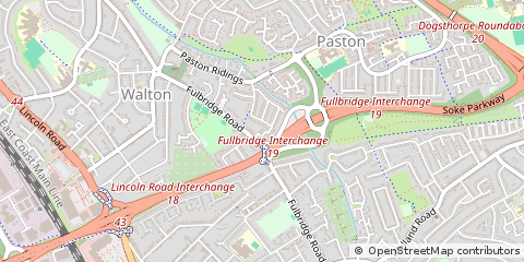 Map of Peterborough