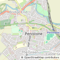 Map of Sheffield, South Yorkshire